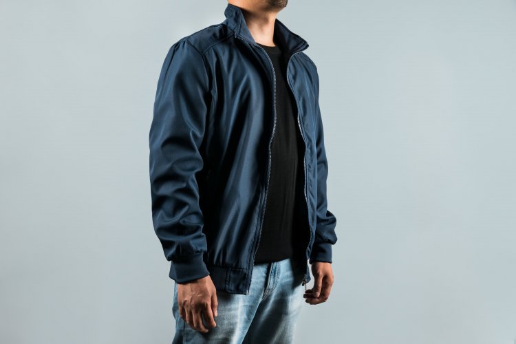 Men outerwear navy color